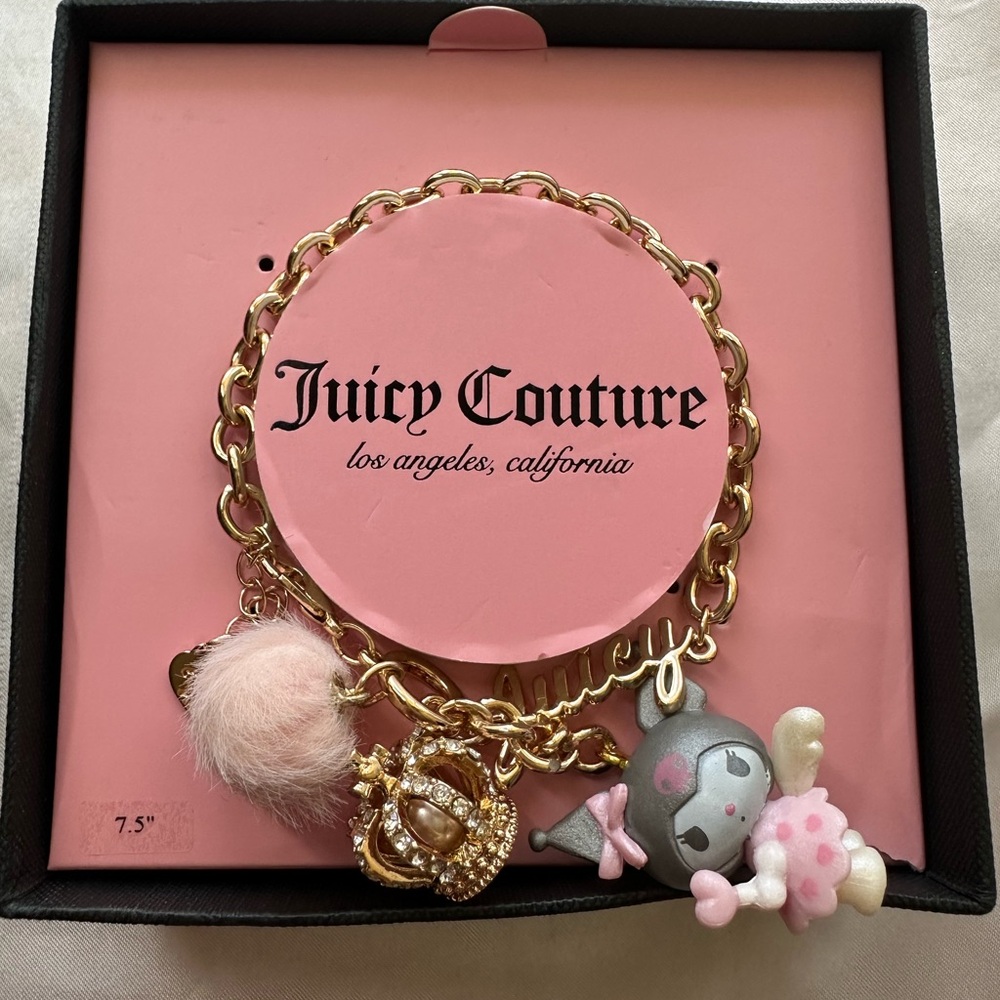 Juicy Couture Gold Bracelet with Charms